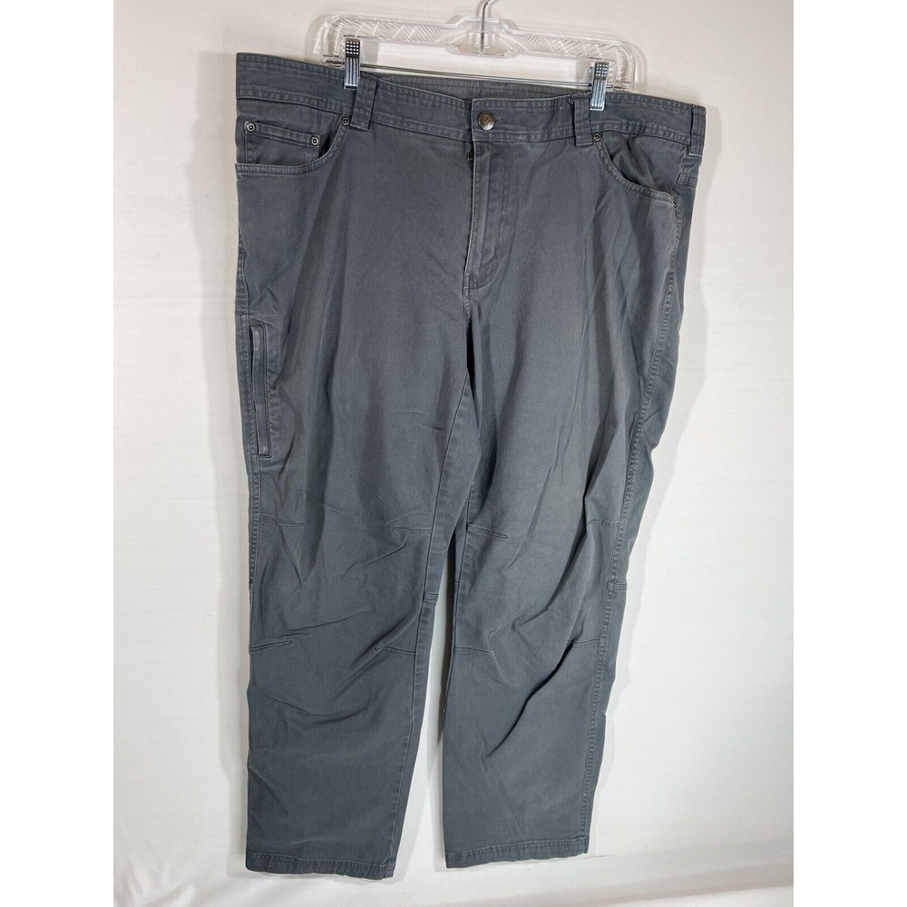 Columbia Outdoor Pants Mens 42x32 Gray Cotton Canvas Hiking Gorpcore Utility